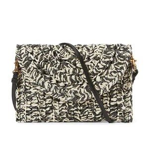 Straw Crossbody Clutch